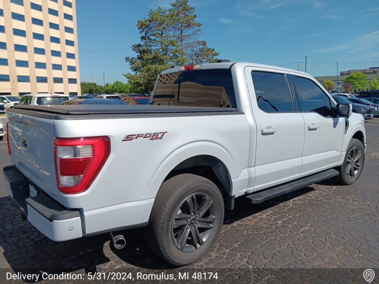 grey f150 in Romulus Michigan picked up by Auto Transport Professionals