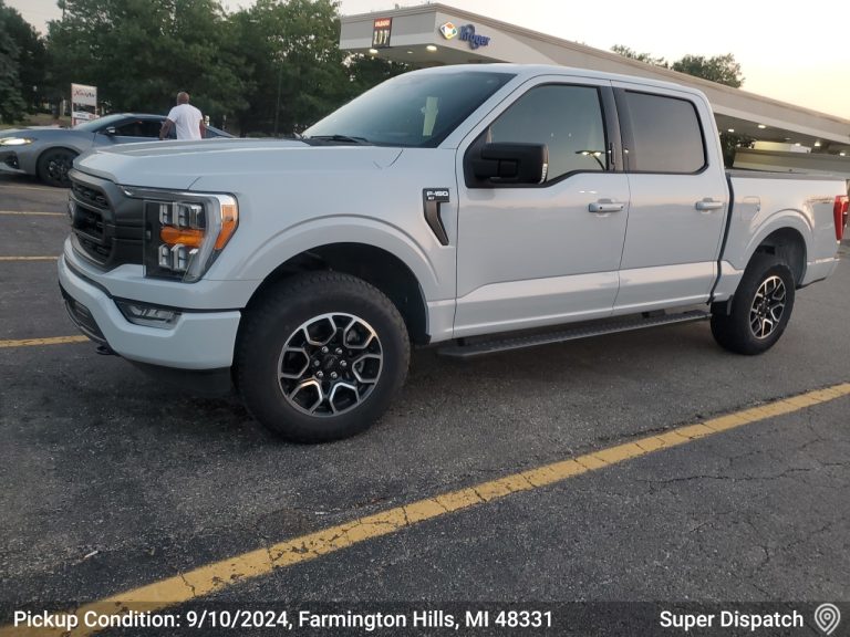 grey f150 picked up in Farmington Michigan by Auto Trasnprot Professionals